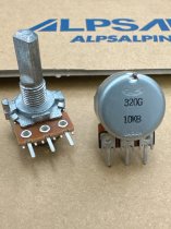 ALPS Alps 16 3-pin single amplifier volume adjustment rotary potentiometer B10K