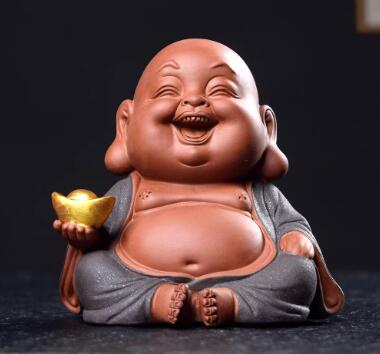  小弥勒/坐款-灰