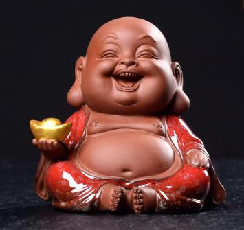 小弥勒/坐款-红