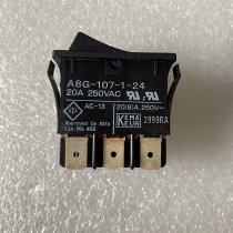 A8G-107-1-24 omron rocker switch 6/8 pin 2position 20A250