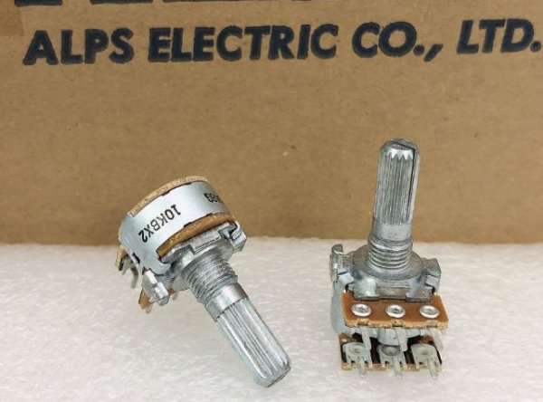 ALPS Ranger R113T B10K dual A10K amplifier volume potentiometer 20MM 6-pin