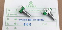 ALPHA 0B2.5K RV112FF-40B1-15F-0B2.5K potentiometer 4pin 360°
