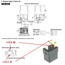 ACM33211 M09 NAIS RELAY 12VDC CM1A-D-12V 35A 4pin NEW ORIGINAL