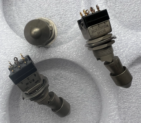 USA MS21027-E231 6-Pin 2-Position Mistake-Proof Toggle Switch New