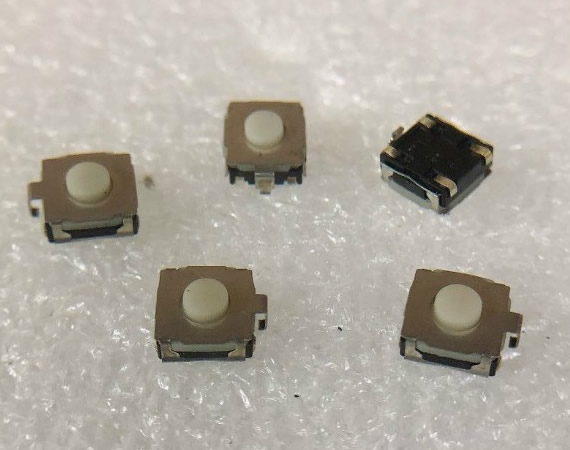 ALPS car navigation button switch 6X6-4 pin with grounding pin patch button switch SKRAPBE011