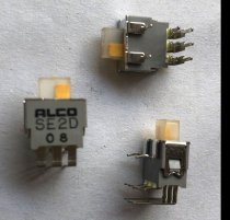 ALCO SE2D Slide Switch Japan Waterproof Dustproof 6-Pin Angled 2-Position Brand New