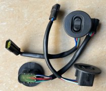 Mercury Marine Outboard Round Trim Switch 3-Wire With Plug Brand New