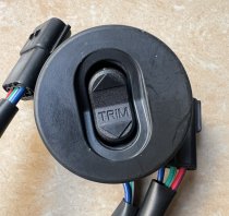 Mercury Marine Outboard Round Trim Switch 3-Wire With Plug Brand New