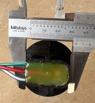 Mercury Marine Outboard Round Trim Switch 3-Wire With Plug Brand New