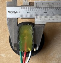 Mercury Marine Outboard Round Trim Switch 3-Wire With Plug Brand New