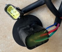 Mercury Marine Outboard Round Trim Switch 3-Wire With Plug Brand New