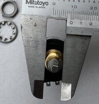 VOLBOFF RPS022 3-Pin 360° Infinite Rotation Potentiometer 5K Ohm 15mm Shaft Single Gang Brand New