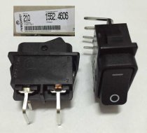MARQUARDT 155 1552.4606 4-Pin 2-Position Angled Pin Rocker Switch 16A 250VAC DPST On-Off Brand New