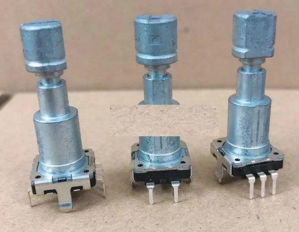 Toyota Prado car navigation CD volume encoder switch 5-pin 360 degree rotary plus button potentiometer