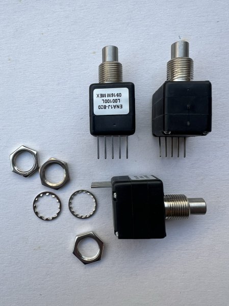 BOURNS ENA1J-B20-L00100L Endless Rotation 5-Pin Encoder Shaft Length 15mm Brand New