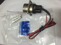 AMPHENOL Connector PL082X-61-4 Red & Black Wires Original Package Brand New