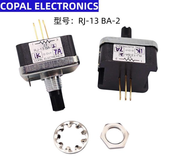 COPAL RJ-13 BA-2 Single-Turn Cermet Trimmer Potentiometer 1kΩ Precision Variable Resistor