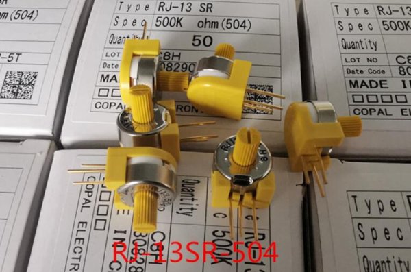 RJ-13SR-504 500kΩ COPAL Japan Trimmer Potentiometer