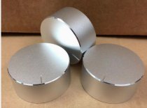 48MM Aluminum Alloy Silver Knob Cap Power Amplifier Bluetooth Speaker Main Volume Potentiometer D Half Axis Knob Cap