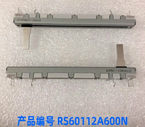 ALPS behringer mixing console sliding pusher volume potentiometer A10KX2 dual channel RS60112A600N