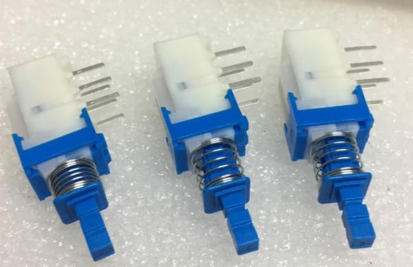 ALPS keyboard Soundcraft art mixing table button latching switch amplifier computer speaker 2X3 pin