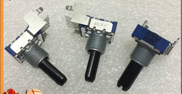 Denon PMA-2000iiiR amplifierALPS midpoint bass potentiometer D30K 7-foot horizontal D303