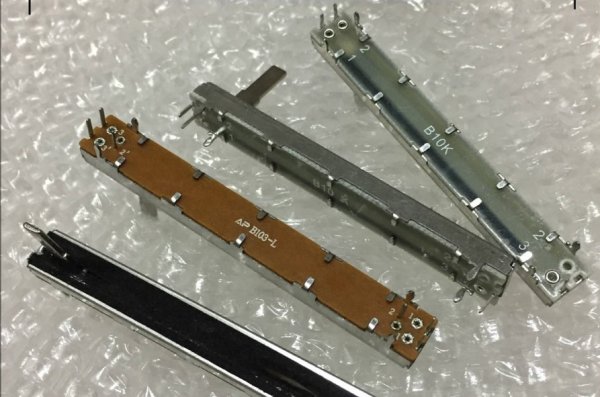 6021 type 7.5cm sliding potentiometer B10K single and double volume pusher adjustable mixing table stroke 60mm