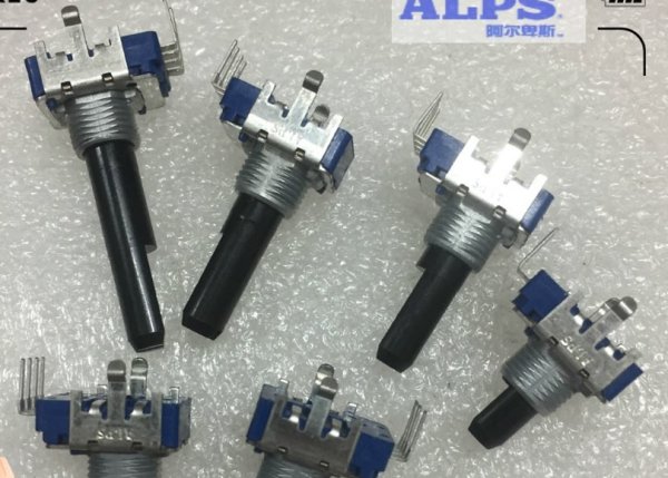 genuine ALPS RK11 vertical potentiometer 4-pin innovative speaker wire controlled volume potentiometer B10K