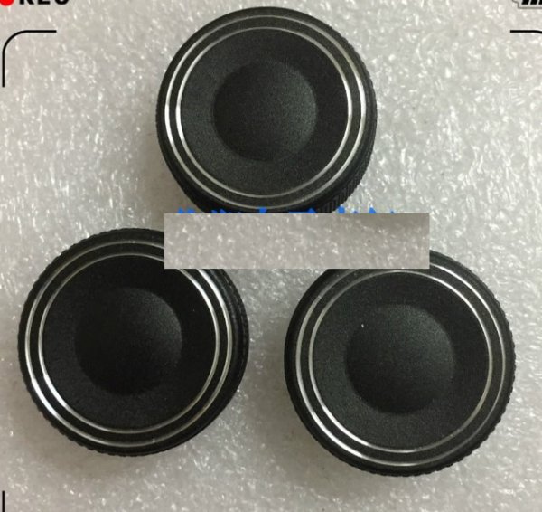 High end 30MM half shaft black aluminum alloy car navigation audio CD radio hat digital knob potentiometer