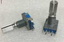 EC11 horizontal encoder with button switch 20 positioning 30 positioning volume adjustment knob digital potentiometer