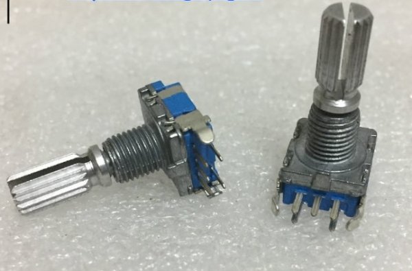 EC11 horizontal encoder with button switch 20 positioning 30 positioning volume adjustment knob digital potentiometer