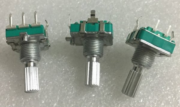 EC16 360 degree rotary encoder with button switch audio quantity digital pulse potentiometer 24 points