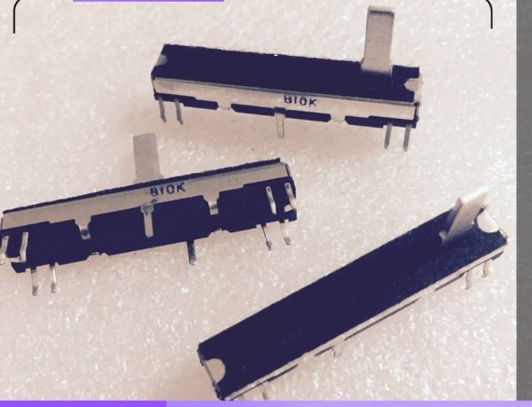 Roland synthesizer Casio CT670 electronic keyboard 4.5cm volume adjustment sliding potentiometer B10K dual link