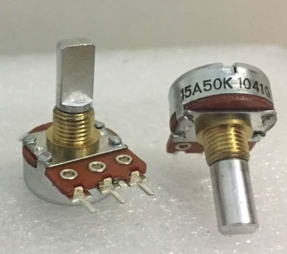 single link potentiometer audio amplifier volume potentiometer A50K half axis temperature regulating potentiometer electric drill speed regulation