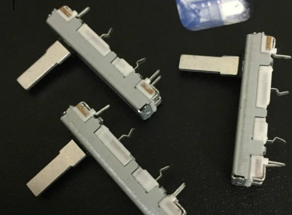 ALPS 3.5cm sliding potentiometer microphone volume adjustment push RS20 series B10K 15mm