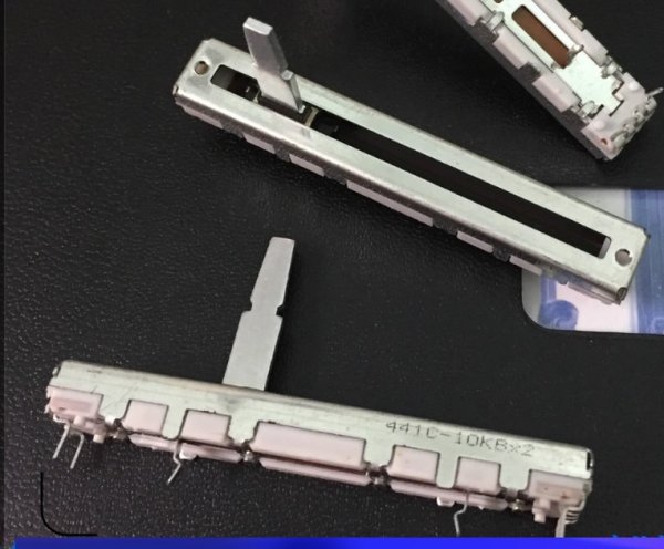 Pioneer DJM600 Push RodALPS 600 Volume Pusher with Resistance Sliding Potentiometer Dual RS45112A400G