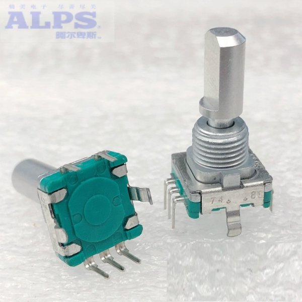 EC11 rotary encoder 30 positioning 5-pin button switch with 360 degree digital pulseALPS potentiometer