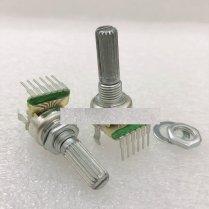 Maibo FC330 power amplifier computer sound system FC360 volume adjustment potentiometer single row 6-pin B50K spline 20MM