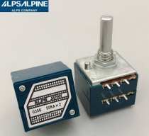 ALPS 27 fever level amplifier main volume carbon film potentiometer dual link 6-pin circular shaft A100K A50K