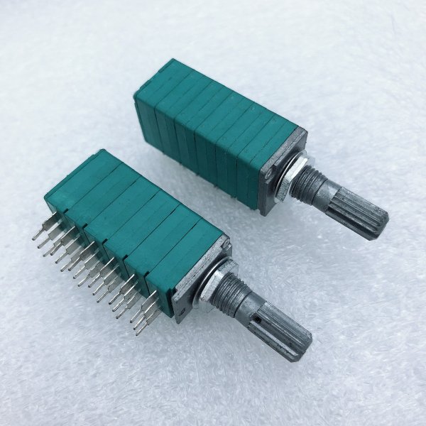 TAIWAN precision potentiometer RK12 B50K 6-pin 18 pin amplifier audio volume adjustment resistor