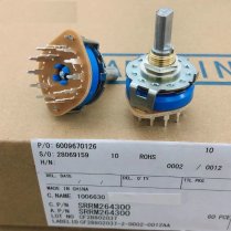 ALPS Alpine amplifier sound source signal switching rotary band switch 2-pole 6-speed SRRM264300