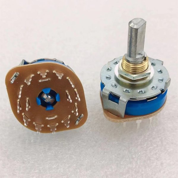 ALPS Alpine amplifier sound source signal switching rotary band switch 2-pole 6-speed SRRM264300