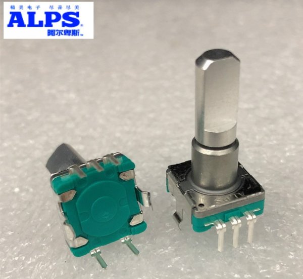 ALPS EC11E09244BS rotary encoder with button switch 18 positioning audio volume adjuster
