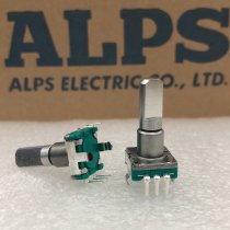 ALPS EC11E09244BS rotary encoder with button switch 18 positioning audio volume adjuster