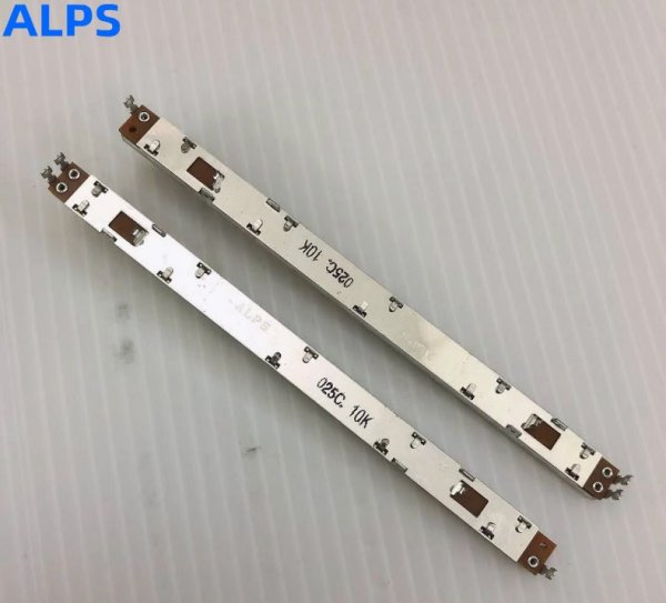 ALPS Allen 2400 mixer slide potentiometer 128MM mono D10K 8MM T-handle
