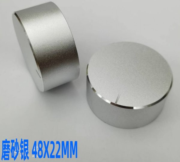 48MMX22 aluminum alloy cap amplifier main volume potentiometer knob silver black champagne gold D-hole flower hole