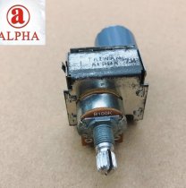 Taiwan ALPHA amplifier main volume speaker 16 type dual motor potentiometer B100K dual 6-pin 15mm