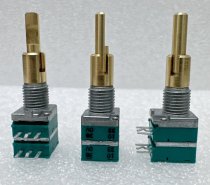 Japan ALPS sound card audio equipment RK09 double axis double tone rotation volume precision potentiometer B10K 6 pins