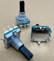 EC16 Encoder 3 Pin Vintage Amplifier Volume Control Regulator 360 Degree Rotation Adjustable Potentiometer ALPS