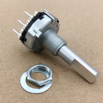 ALPS RK203111000V Rotary stepper potentiometer B10K Vertical 3-pin half-shaft